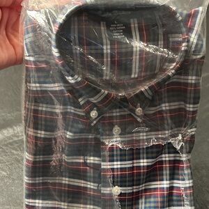 Brooks Brothers Kids Plaid Non-Iron Button Down Shirt